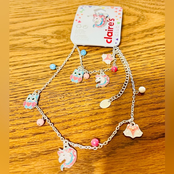 Claire’s NWT Unicorn Jewelry Set - Picture 8 of 9